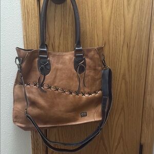 Brown Leather Tote Bag